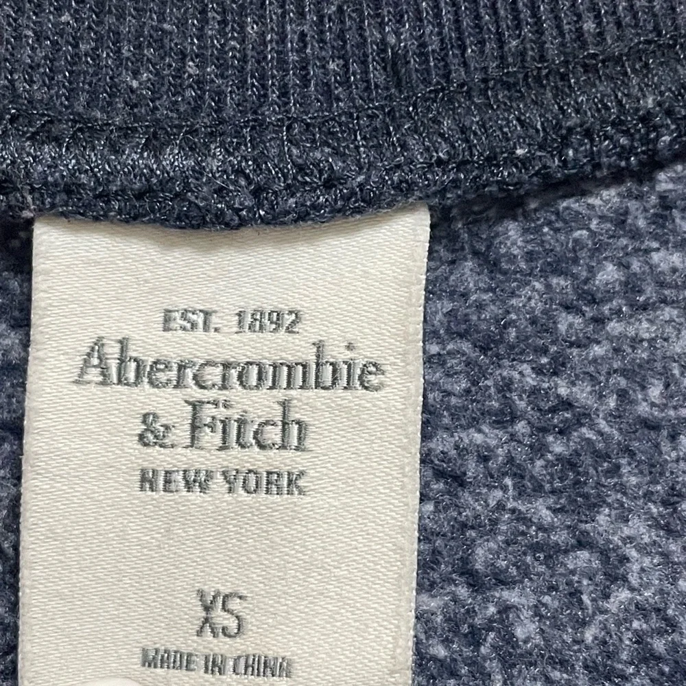 Abercrombie & Fitch Dark Blue Crew Neck Sweater